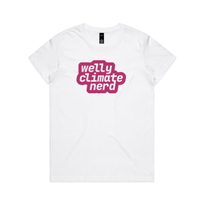 White Logo Tee  – Womens Thumbnail