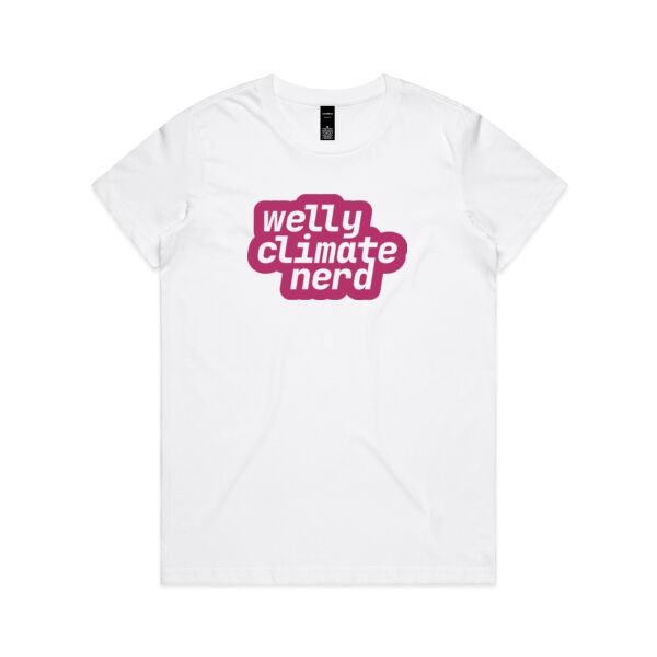White Logo Tee  – Womens Thumbnail