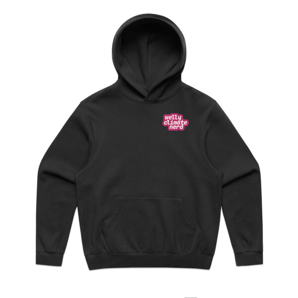Black Compact Logo Hoodie – Unisex Thumbnail